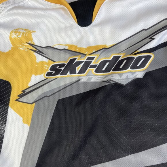 Ski-Doo BRP Jersey padded elbow Women Sz M Yellow/Black Racing Team X Snowmobile - Picture 7 of 16
